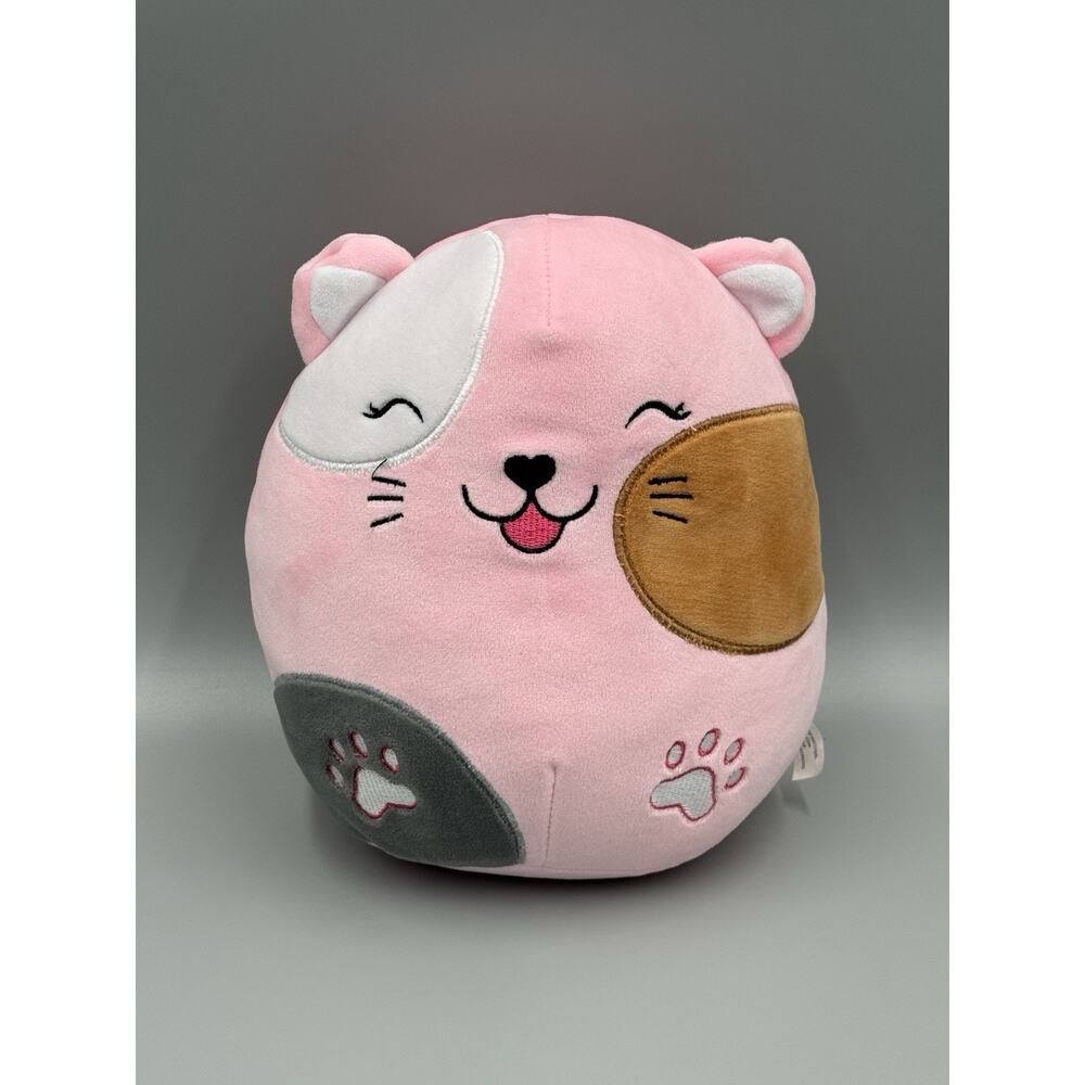 Hobby Lobby Pink Cat‎ Smiling Squishy Face Plush 9” Stuffed Animal